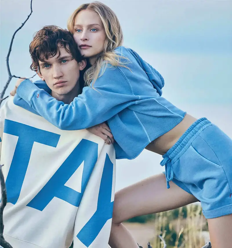 استایل y2k شلولرک مخمل کوتاه آبی